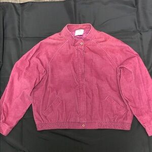 Bobbie Brooks Women's Pink Corduroy Blazer